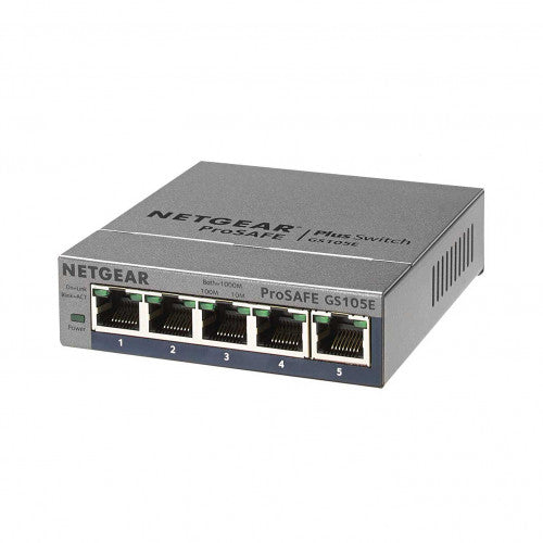 GS105E|GS105E-200JPS|5PT GIGE SMART MANAGED PLUS SWCH|ネットギア公式通販 NETGEAR Store