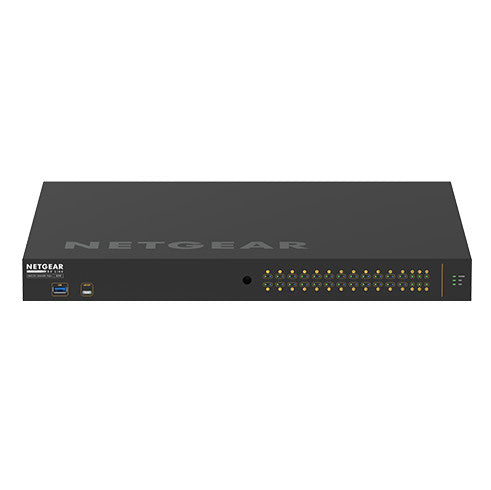 その他 NETGEAR RR230400-100AJS BLACK GSM4230PX｜GSM4230PX-100AJS｜ProAV向け PoE+対応 (480W) 1Gポート×26