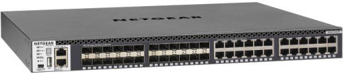 XSM4348S|XSM4348S-100AJS|ProAV対応 XSM4348S 10G RJ-45×24 10G SFP+スロット×24 スタッカブルL3フルマネージスイッチ|ネットギア公式通販 NETGEAR Store