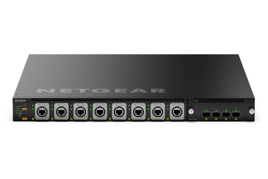 ProAV対応M4350-16M4V 16x 2.5G PoE++(530Wベース、最大1,130W)8 x Neutrik Etherconおよび4 x SFP28 25Gフルマネージドスイッチ【在庫以上のご注文の場合は、お問い合わせください】