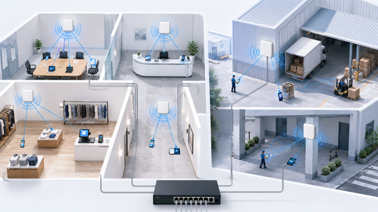 壁面・屋外で使うWiFiアクセスポイントの選び方｜WAX610W・WAX610Yの確認ポイント