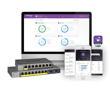 GS108T｜GS108T-300JPS｜ギガビット8ポート アプリ&クラウド スマートスイッチ｜ネットギア公式通販 NETGEAR Store