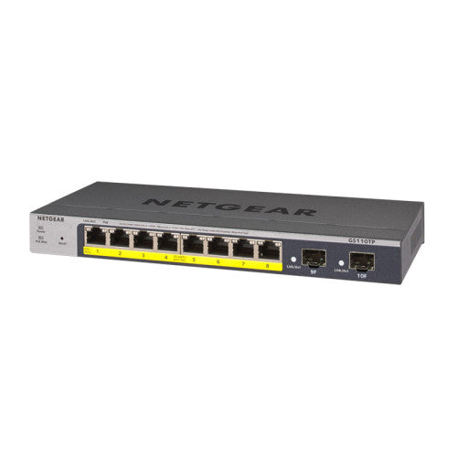 GS110TP｜GS110TP-300AJS｜ギガ8ポート PoE+対応スマートスイッチ｜ネットギア公式通販 NETGEAR Store