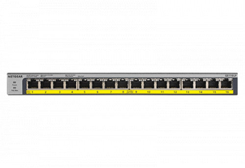 POE+対応 (76W) ギガビット16ポート アンマネージスイッチ【在庫以上のご注文の場合は、お問い合わせください】