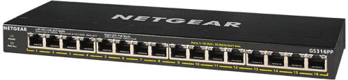 GS316PP｜GS316PP-100AJS｜ギガ16ポート PoE+対応アンマネージスイッチ｜ネットギア公式通販 NETGEAR Store