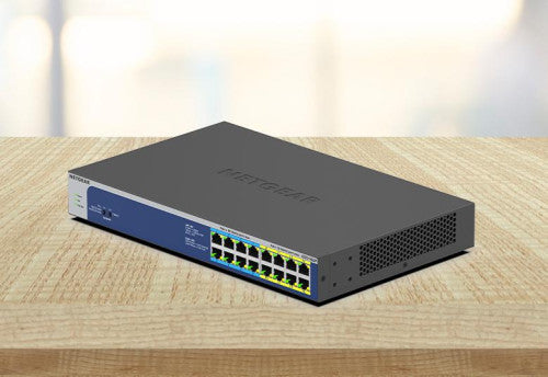 【新品】NETGEAR ネットギア GS516UP-100AJS PoE++ GS516UP｜GS516UP-100AJS｜ギガ16ポート (Ultra PoE++ x8, PoE+ x8