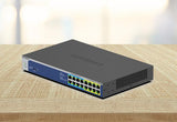 GS516UP Ultra60 PoE++対応 (380W) ギガビット16ポート アンマネージスイッチ【在庫以上のご注文の場合は、お問い合わせください】
