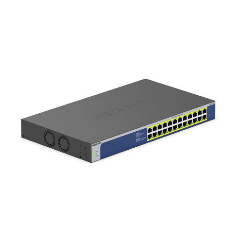 GS524PP｜GS524PP-100AJS｜ギガ24ポート (PoE+ x24 300W) アンマネージスイッチ｜ネットギア公式通販 NETGEAR Store