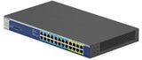 GS524UP｜GS524UP-100AJS｜ギガ24ポート (Ultra PoE++ x16, PoE+ x8 480W) アンマネージスイッチ｜ネットギア公式通販 NETGEAR Store