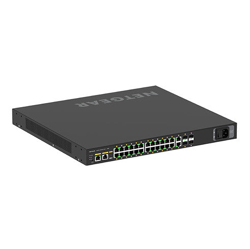GSM4230PX｜GSM4230PX-100AJS｜ProAV向け PoE+対応 (480W) 1Gポート×26