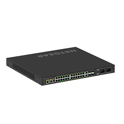 ProAV向けULTRA90 POE++対応(1,440W) 1Gポート×26 SFPスロット×4 フルマネージスイッチ【在庫以上のご注文の場合は、お問い合わせください】