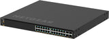 ProAV向け M4350-24G4XF PoE+対応 (648W-720W) 1G×24 10G SFP+×4 フルマネージスイッチ【在庫欠品中のため、発送日はご注文後にご連絡いたします】