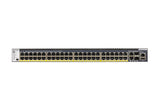 ProAV向け PoE+対応 (591W) ギガビット48ポート, 10G RJ-45×2, 10G SFP+スロット×2 スタッカブルL3フルマネージスイッチ【在庫欠品中のため、発送日はご注文後にご連絡いたします】