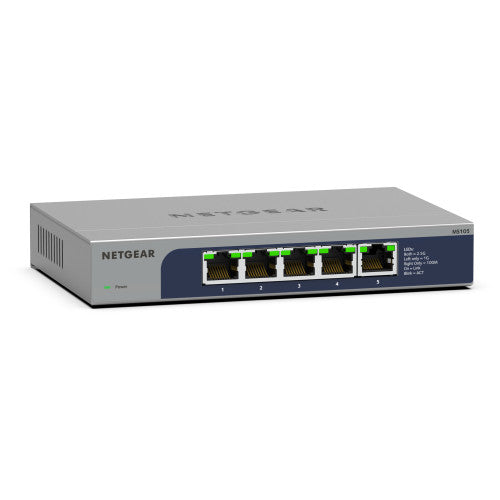 MS105｜MS105-100JPS｜5PT 1G/2.5G MULTIGIGABIT UNMANAGED SWCH｜ネットギア公式通販 NETGEAR Store