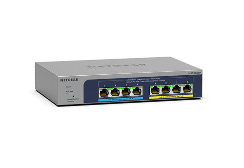 MS108EUP｜MS108EUP-100JPS｜Ultra60 PoE++対応 (230W) 1G/2.5Gマルチギガ8ポート アンマネージプラススイッチ｜ネットギア公式通販 NETGEAR Store