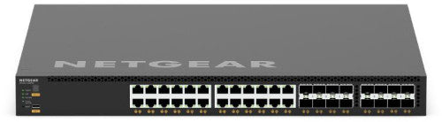 M4350-24X8F8V｜XSM4340V-100AJS｜ProAV対応 10G/マルチギガPoE++（ベース290W,最大1,770 W）× 24、SFP+ × 8,SFP28 25G× 8 L3スタッカブルフルマネージスイッチ｜ネットギア公式通販 NETGEAR Store