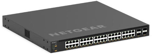 ProAV対応 40x10G/マルチギガPoE++（196Wベース,最大1,676 W）および4xQSFP28 100G L3スタッカブルフルマネージスイッチ【在庫欠品中のため、発送日はご注文後にご連絡いたします】