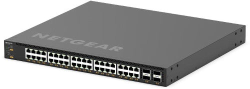 ProAV対応 40x10G/マルチギガPoE++（196Wベース,最大1,676 W）および4xQSFP28 100G L3スタッカブルフルマネージスイッチ【在庫欠品中のため、発送日はご注文後にご連絡いたします】