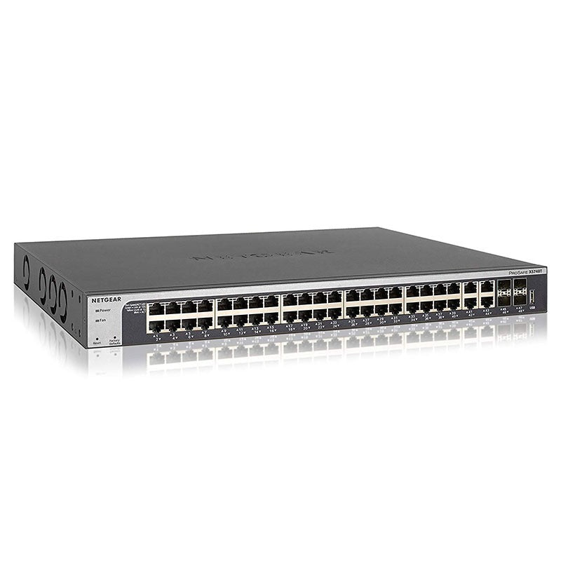 XS748T 10ギガビット44ポート SFP+スロット×4 スマートスイッチ【在庫欠品中のため、発送日はご注文後にご連絡いたします】