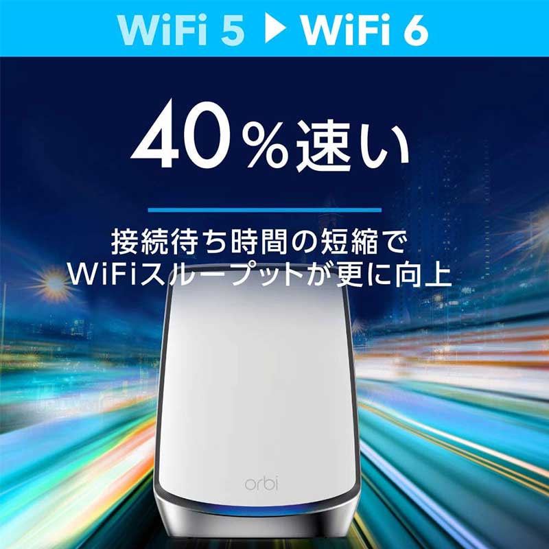 AX4200 Orbi WiFi 6 Mini 追加サテライト｜RBS750-100JPS｜Orbi WiFi 6 ...