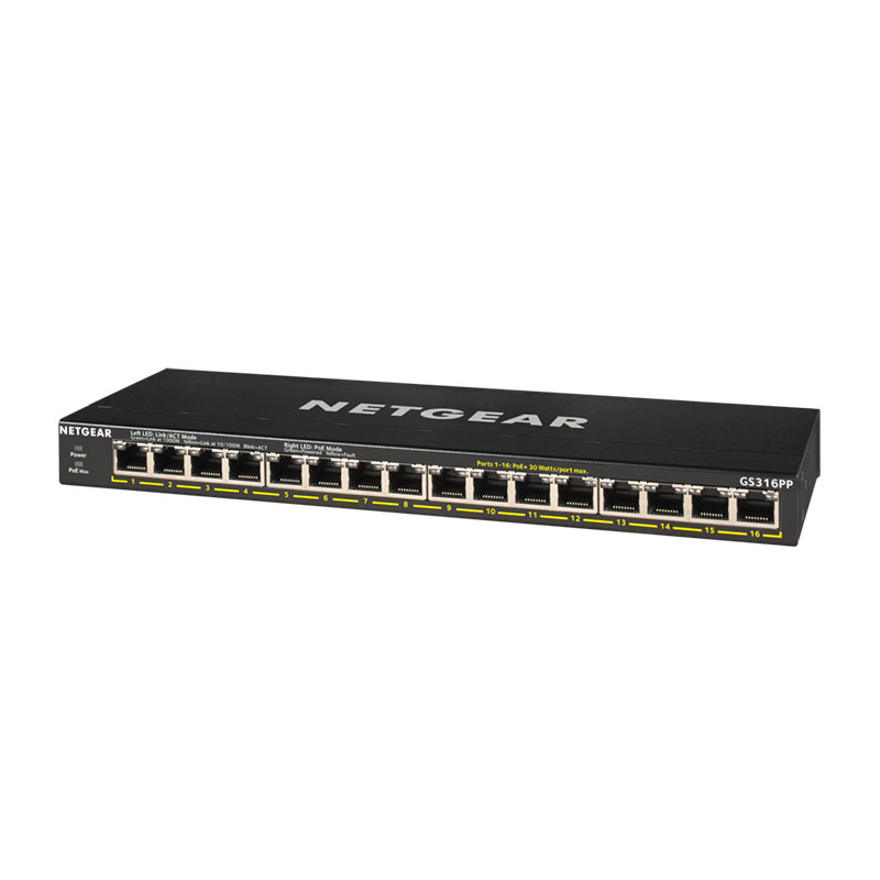 GS116PP｜GS116PP-100AJS｜16PT POE/POE+GIGABIT UNMANAGED SWCH