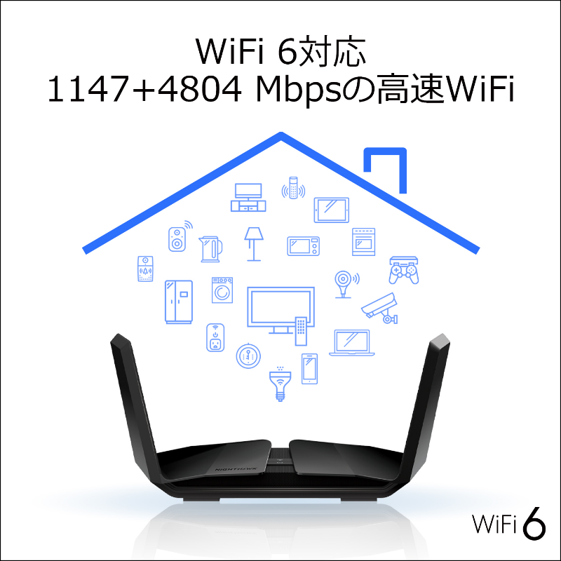 ランキングTOP10 ネットギア WiFi ルーター 無線LAN 11ax AX6600