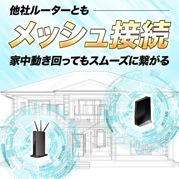 AX6000 Nighthawk WiFi 6 メッシュエクステンダー｜EAX80-100JPS｜WiFi ...